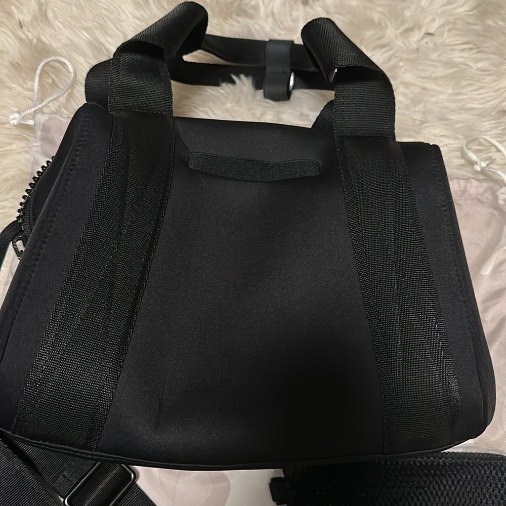 Dagne Dover Landon Small Carryall Bag in Onyx with Accessories - Picture 3 of 5
